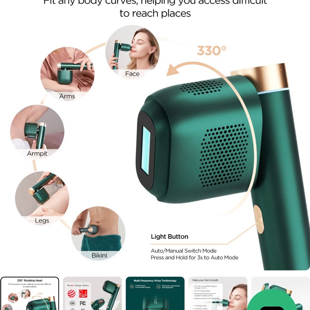 JOVS IPL Hair Removal Device